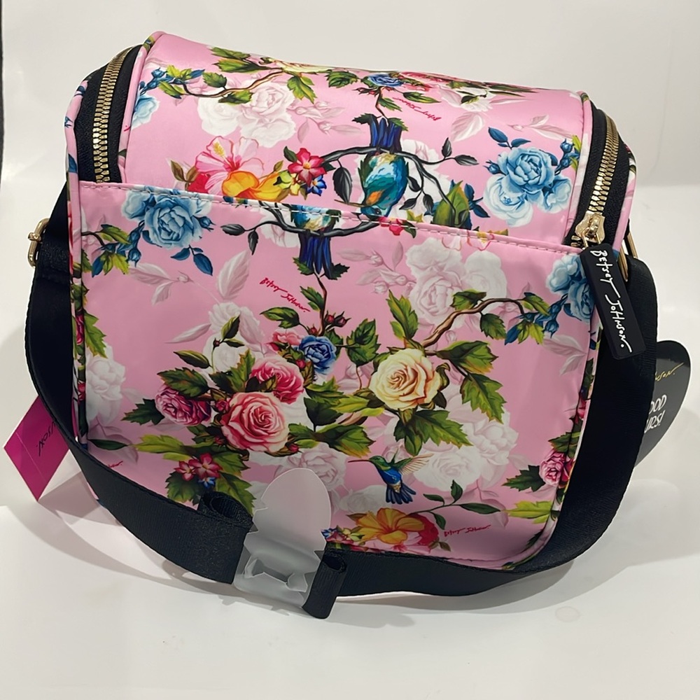 NWT Betsy Johnson Insulated Cube Lunch Tote - Picture 4 of 9
